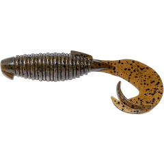 Силіконова приманка Keitech Flapper Grub 4" (7 шт/пак) к:101 green pumpkin pp.