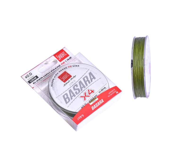 Шнур Lucky John Basara 125м 0,21мм Green - 1 Шнур Lucky John Basara 125м 0,21мм Green - 1