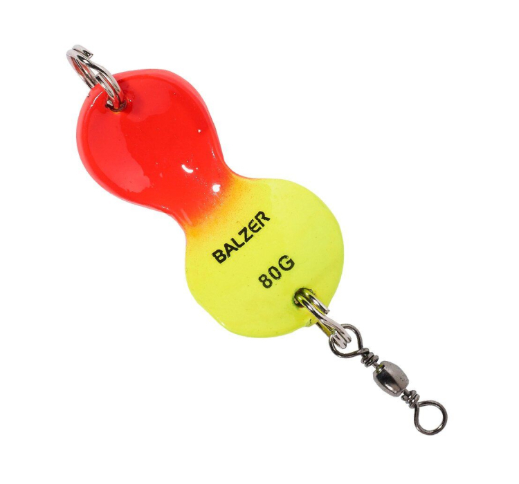 Блесна Balzer Flatfish Spoon Orange/Yellow 80 г - 1 Блесна Balzer Flatfish Spoon Orange/Yellow 80 г - 1