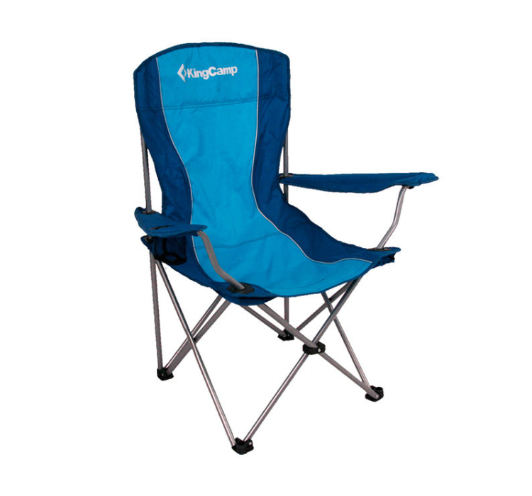Шезлонг KingCamp Arms Chairin Steel (KC3818) Blue - 1 Шезлонг KingCamp Arms Chairin Steel (KC3818) Blue - 1