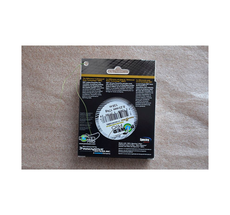 Шнур Power Pro Super 8 Slick 135m Aqua Green 0.23 38lb/17kg - 4 Шнур Power Pro Super 8 Slick 135m Aqua Green 0.23 38lb/17kg - 4