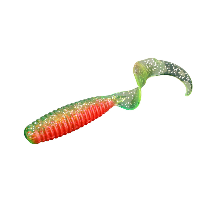 Силіконова приманка Mikado Twister 38мм 10шт (колір-15T) - 1 Силіконова приманка Mikado Twister 38мм 10шт (колір-15T) - 1