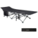 Розкладачка KingCamp OVERSIZE LIGHTWEIGHT FOLDING CAMPING COT (KC8009) BLACK - 1