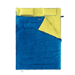 Двухместный спальный мешок с подушками, Naturehike,синий.