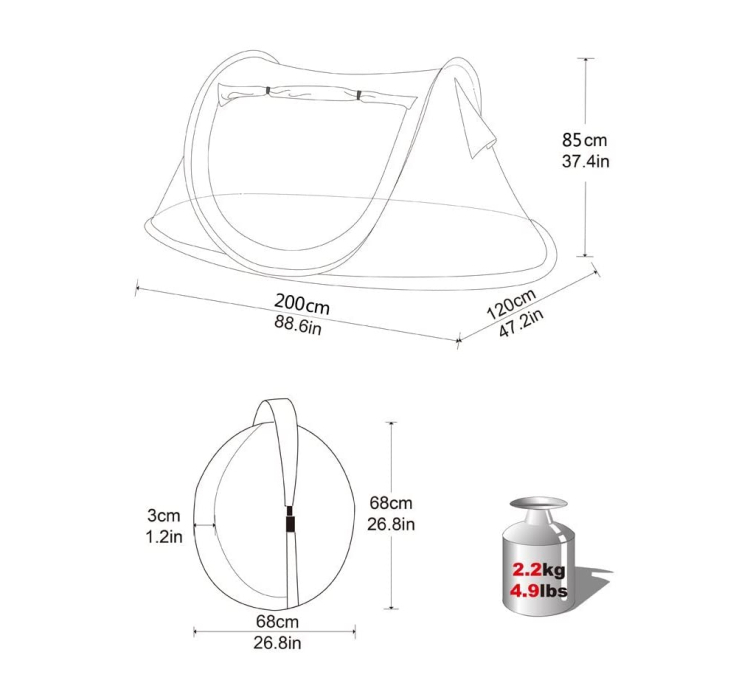Намет KingCamp Venice (KT3071) Green - 5 Намет KingCamp Venice (KT3071) Green - 5