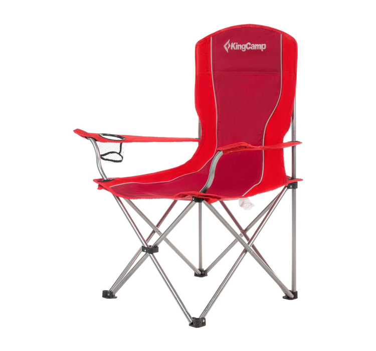 Шезлонг KingCamp Arms Chairin Steel (KC3818) Red - 2 Шезлонг KingCamp Arms Chairin Steel (KC3818) Red - 2