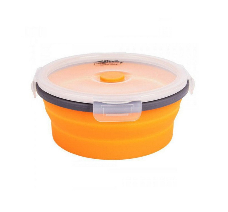 Контейнер складной с крышкой-защелкой Tramp TRC-087-orange - 3 Контейнер складной с крышкой-защелкой Tramp TRC-087-orange - 3