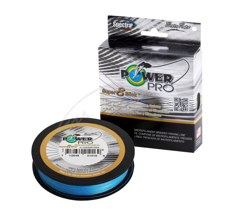 Шнур Power Pro Super 8 Slick 135m Marine Blue 0.13 18lb/8kg - 1 Шнур Power Pro Super 8 Slick 135m Marine Blue 0.13 18lb/8kg - 1