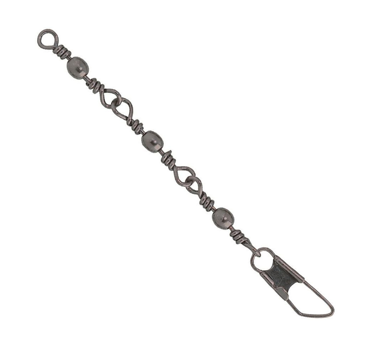 Вертлюжок тройной Balzer Sbiro с защелкой 6 кг - 1 Вертлюжок тройной Balzer Sbiro с защелкой 6 кг - 1