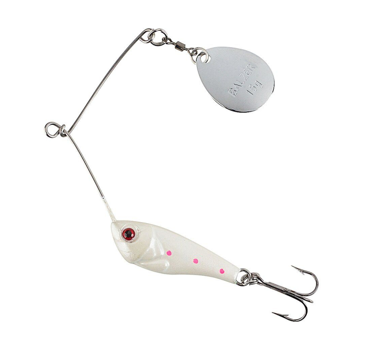 Спінербейт Balzer Micro Spinner Baits White-Pink 15гр. - 1 Спінербейт Balzer Micro Spinner Baits White-Pink 15гр. - 1