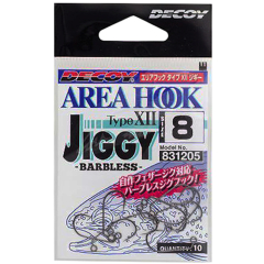 Гачок Decoy AH-12 Area Hook Jiggy #6 (10 шт/уп)