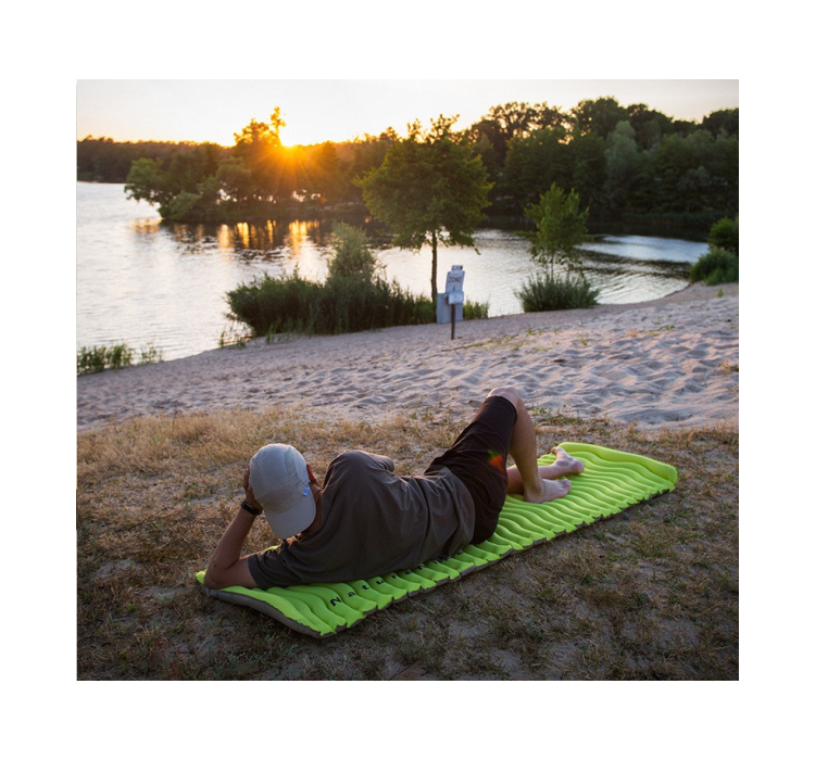 Матрац надувний FC-09 188х60х5см, 582гр, зелений - 3 Матрац надувний FC-09 188х60х5см, 582гр, зелений - 3