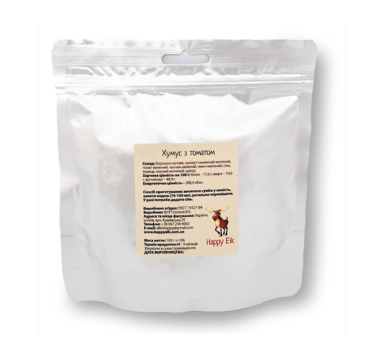 Хумус з помідорами Happy Elk - 1 Хумус з помідорами Happy Elk - 1