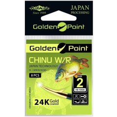 Крючок Mikado Golden Point Chinu (черный с золотом) № 6