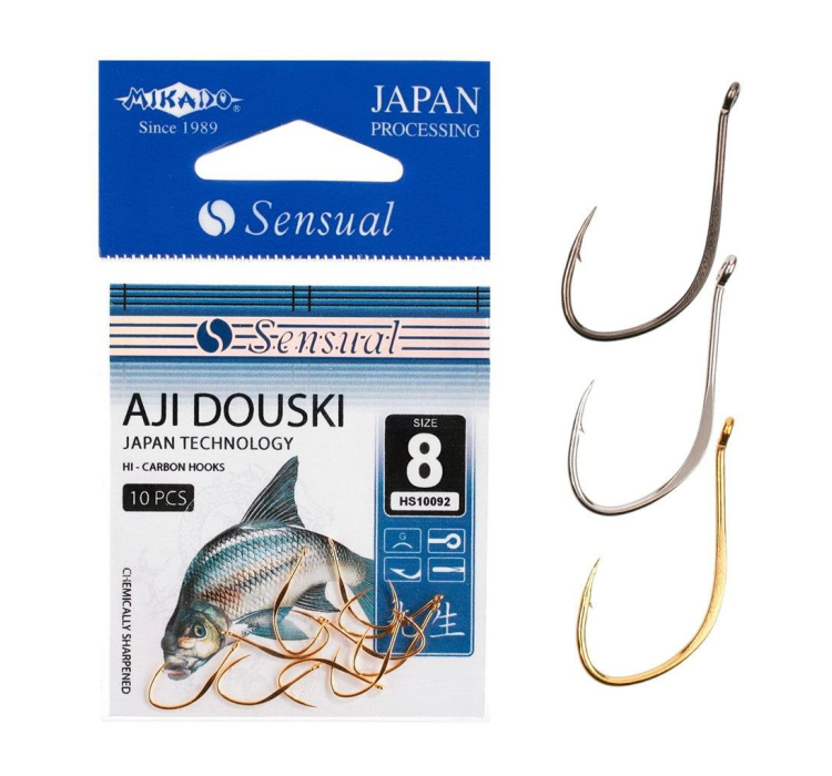 Крючок Mikado Sensual Aji Douski (золото) № 6 - 1 Крючок Mikado Sensual Aji Douski (золото) № 6 - 1