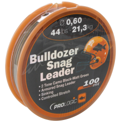 Шоклідер Prologic Bulldozer Snag Leader 100m (Camo) 0.60mm 44lb/21.3kg