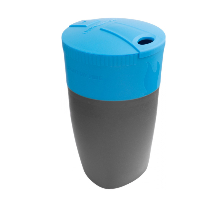 Стакан складний LIGHT MY FIRE Pack-up-Cap (0.26л), блакитний - 1 Стакан складний LIGHT MY FIRE Pack-up-Cap (0.26л), блакитний - 1