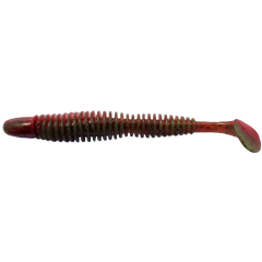 Силіконова приманка Reins Bubbring Shad 4" B20 Tomato Craw (6 шт/уп.)