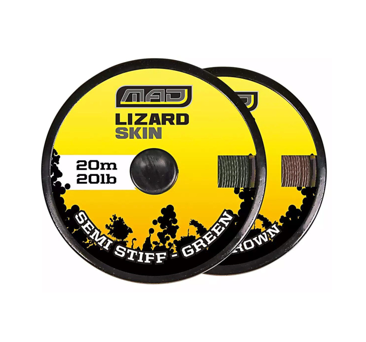 Шнур поводочний DAM MAD Lizard Skin Semi Stiff Green 20м 20lb (колір-green) - 1 Шнур поводочний DAM MAD Lizard Skin Semi Stiff Green 20м 20lb (колір-green) - 1
