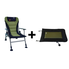 Кресло рыболовное, карповое Novator SR-2 Comfort + Подставка Novator POD-1 Comfort