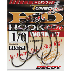 Крючок Decoy Worm117 HD Hook Offset #4 (5 шт/уп)