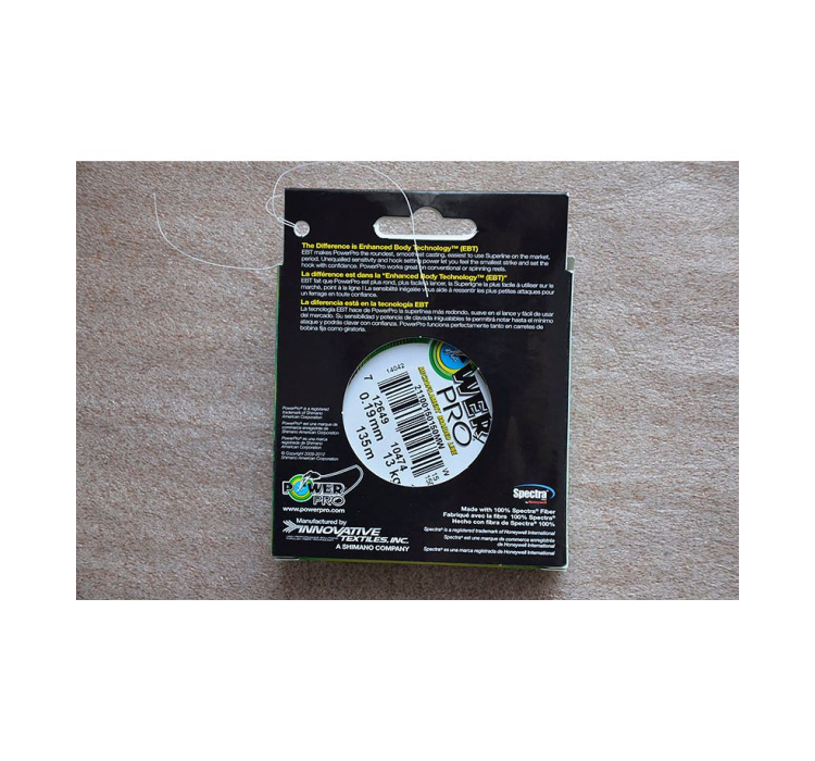 Шнур Power Pro 135m White 0.08 9lb/4kg - 5 Шнур Power Pro 135m White 0.08 9lb/4kg - 5