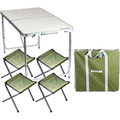 Компактний столик та складані стільці з чохлом Ranger ST 401 (RA 1106)