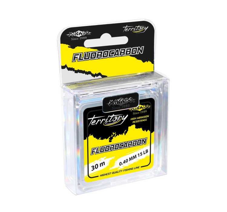 Жилка Mikado Fluorocarbon Carp Territory 30м 0,45мм 9,07кг (прозора) - 1 Жилка Mikado Fluorocarbon Carp Territory 30м 0,45мм 9,07кг (прозора) - 1