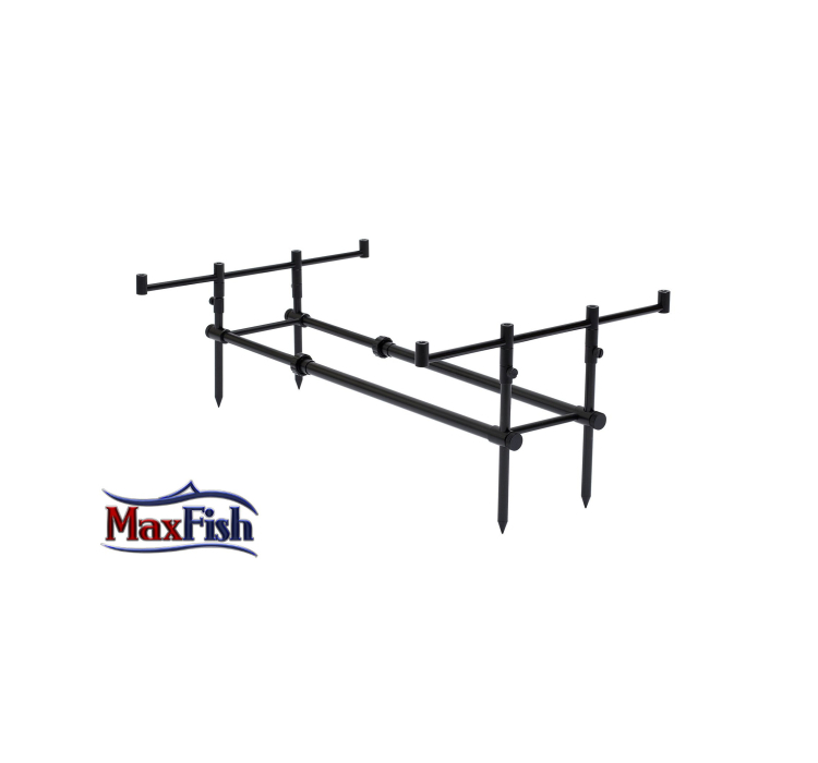 Подставка DAM MAD Black Block Alu Rod Pod для 4 удилищ max длина 105см - 1 Подставка DAM MAD Black Block Alu Rod Pod для 4 удилищ max длина 105см - 1