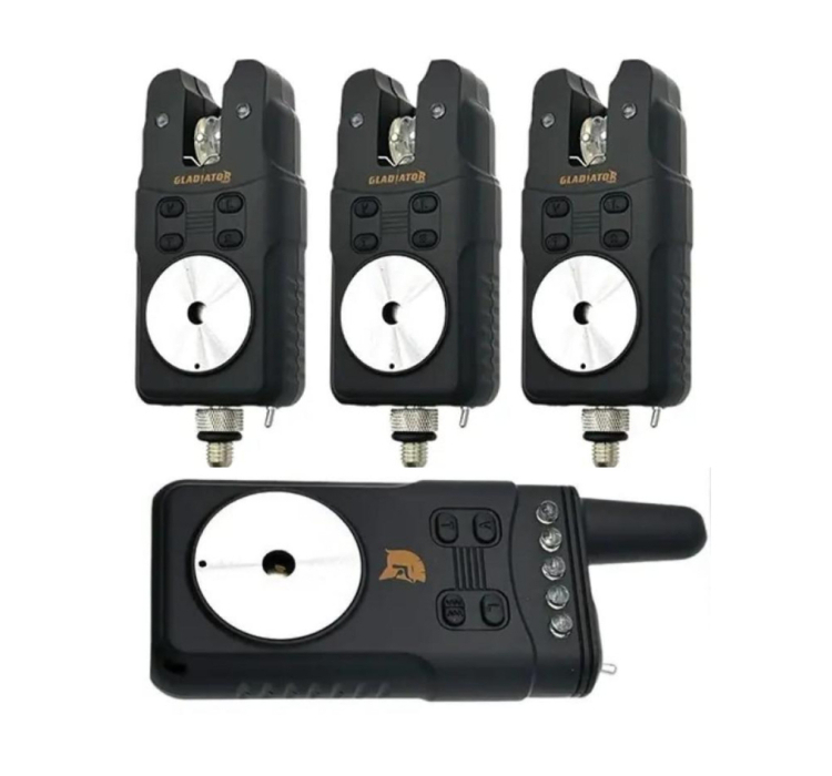 Набір сигналізаторів GLADIATOR RF698 3+1 Black з пейджером Набір сигналізаторів GLADIATOR RF698 3+1 Black з пейджером