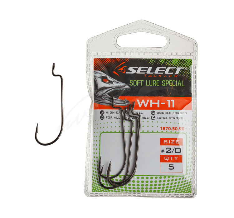 Гачок Select WH-11 #2/0 (5 шт/уп) - 1 Гачок Select WH-11 #2/0 (5 шт/уп) - 1