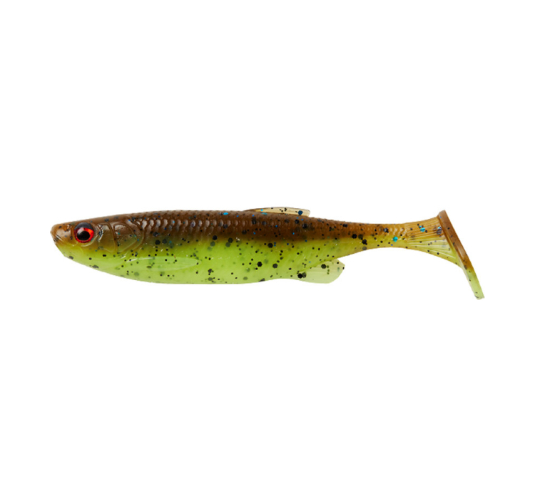 Силиконовая приманка Savage Gear Fat Minnow T-Tail 75mm 5.0g Chartreuse Pumpkin (поштучно) (1 шт.) - 1 Силиконовая приманка Savage Gear Fat Minnow T-Tail 75mm 5.0g Chartreuse Pumpkin (поштучно) (1 шт.) - 1