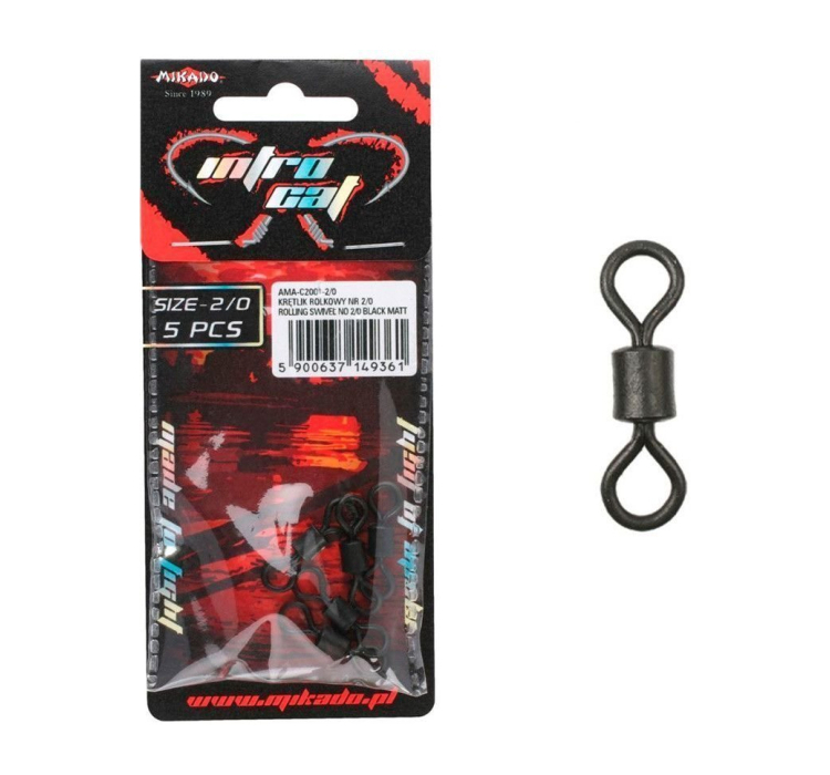 Вертлюжок роликовый C2001 Mikado 80 кг - 1 Вертлюжок роликовый C2001 Mikado 80 кг - 1