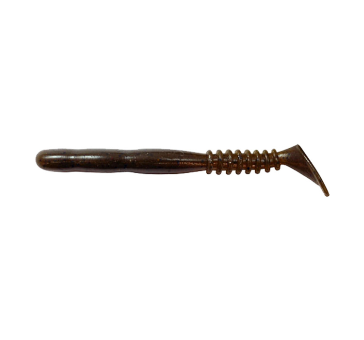 Силиконовая приманка Reins Rockvibe Shad 3" 002 Green Pumpkin (15 шт./пач.) - 1 Силиконовая приманка Reins Rockvibe Shad 3" 002 Green Pumpkin (15 шт./пач.) - 1