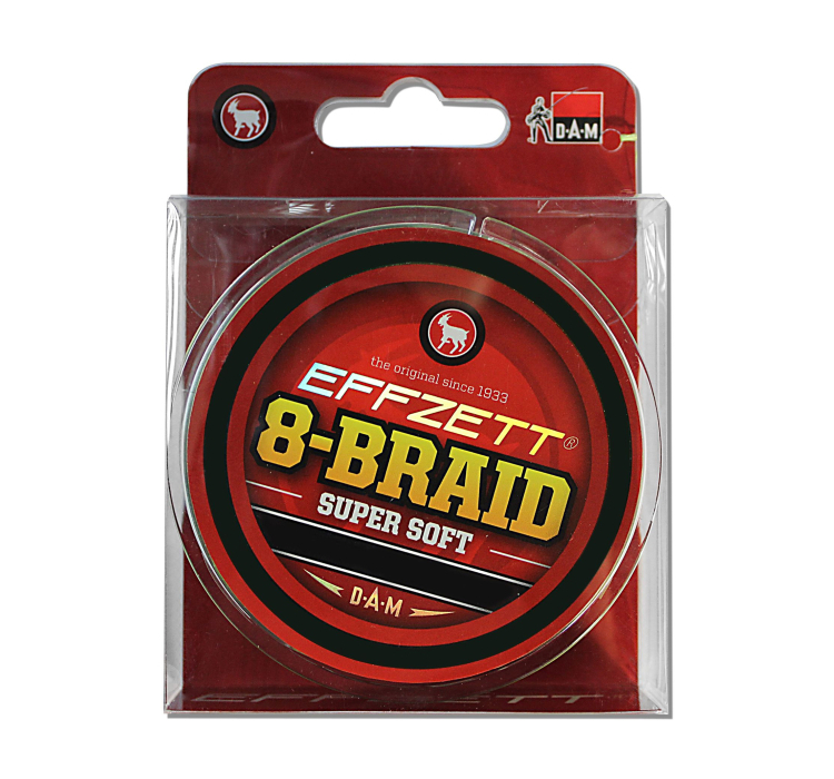 Шнур DAM Effzett 8-Braid 125м 0,13мм 9,1кг (жовтий) - 1 Шнур DAM Effzett 8-Braid 125м 0,13мм 9,1кг (жовтий) - 1