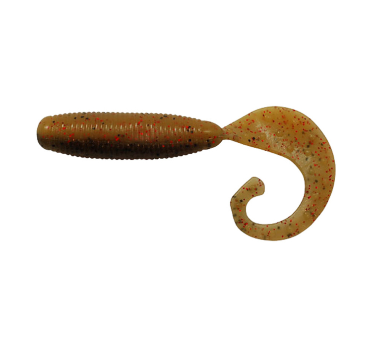 Силіконова приманка Reins Fat G-Tail Grub 3" B09 Smoke Mustard (10 шт./пач.) - 1 Силіконова приманка Reins Fat G-Tail Grub 3" B09 Smoke Mustard (10 шт./пач.) - 1
