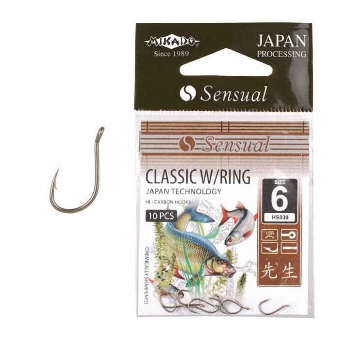 Гачки Mikado SENSUAL CLASSIC W/RING (бронзовий) № 16 - 1 Гачки Mikado SENSUAL CLASSIC W/RING (бронзовий) № 16 - 1