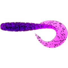 Силиконовая приманка FishUP Mighty Grub 4.5"" #016 — Lox/Green & Black (4шт/пач)