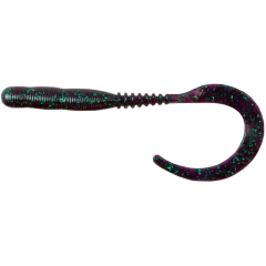 Силиконовая приманка Reins Curly Curly 4" 012 Junebug (15 шт./пач.)