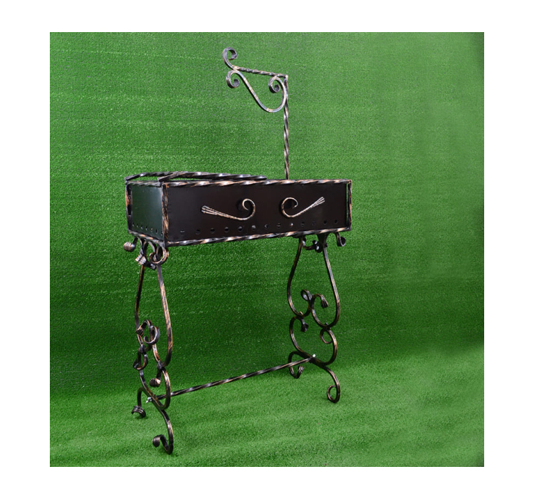 Мангал для шашликів (10-місний), кований - 10 Мангал для шашликів (10-місний), кований - 10