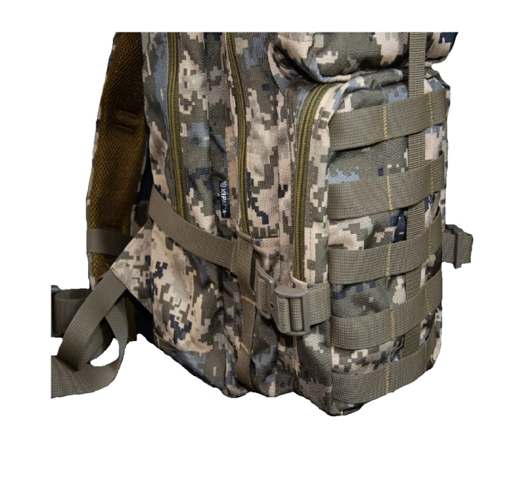 Рюкзак тактичний 35 літрів Kirasa кордура піксель (Арт KI940) Рюкзак тактичний 35 літрів Kirasa кордура піксель (Арт KI940)