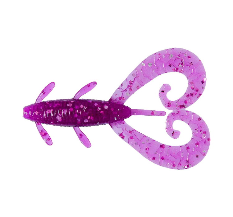 Силиконовая приманка Reins G-Tail Twin 3" 428 Purple Dynamite (8 шт./пач.) - 1 Силиконовая приманка Reins G-Tail Twin 3" 428 Purple Dynamite (8 шт./пач.) - 1