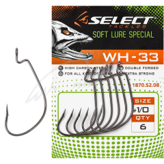 Крючок Select WH-33 #1/0 (6 шт/уп)