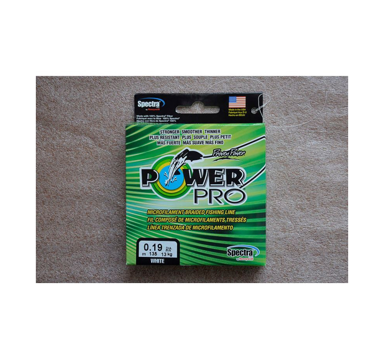 Шнур Power Pro 135m White 0.08 9lb/4kg - 2 Шнур Power Pro 135m White 0.08 9lb/4kg - 2