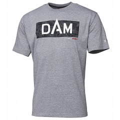 Футболка DAM Logo Tee L Grey Melange