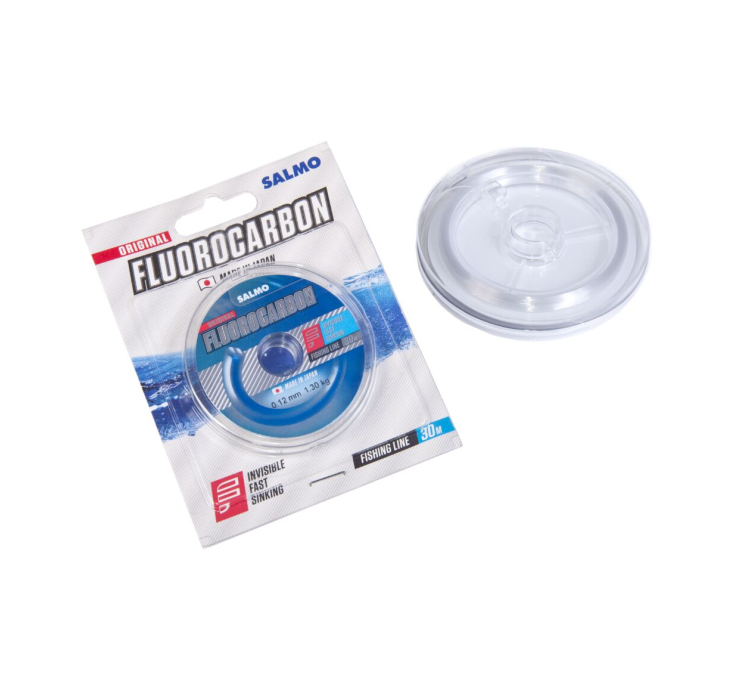 Флюорокарбон Salmo Fluorocarbon original 30м 0,12мм - 1 Флюорокарбон Salmo Fluorocarbon original 30м 0,12мм - 1