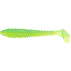 Силиконовая приманка Keitech Swing Impact FAT 5.8" (4 шт/уп) ц:424 lime chartreuse