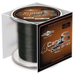 Плетений шнур Mikado СARP OCTA BRAID 300м чорний 0,26 мм