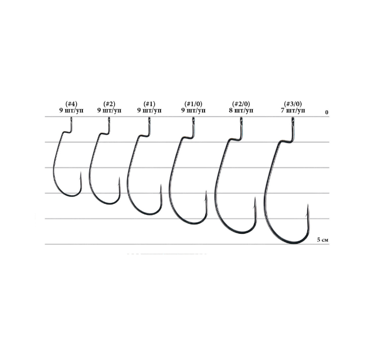 Крючок Decoy Worm15 Dream Hook #6 (9 шт/уп) - 2 Крючок Decoy Worm15 Dream Hook #6 (9 шт/уп) - 2