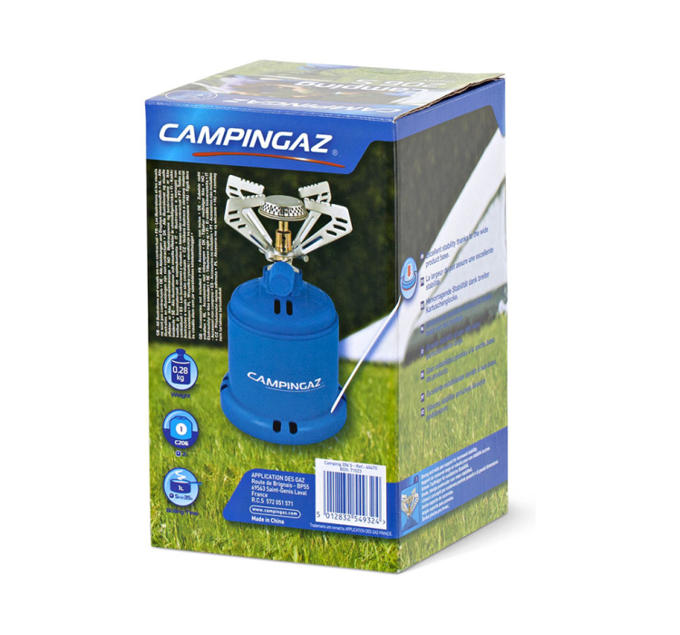 Плита газова туристична CAMPINGAZ Camping206/CMZ570 - 3 Плита газова туристична CAMPINGAZ Camping206/CMZ570 - 3